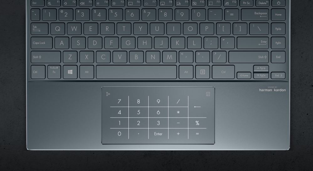 asus zenbook 13 ux325 keypad