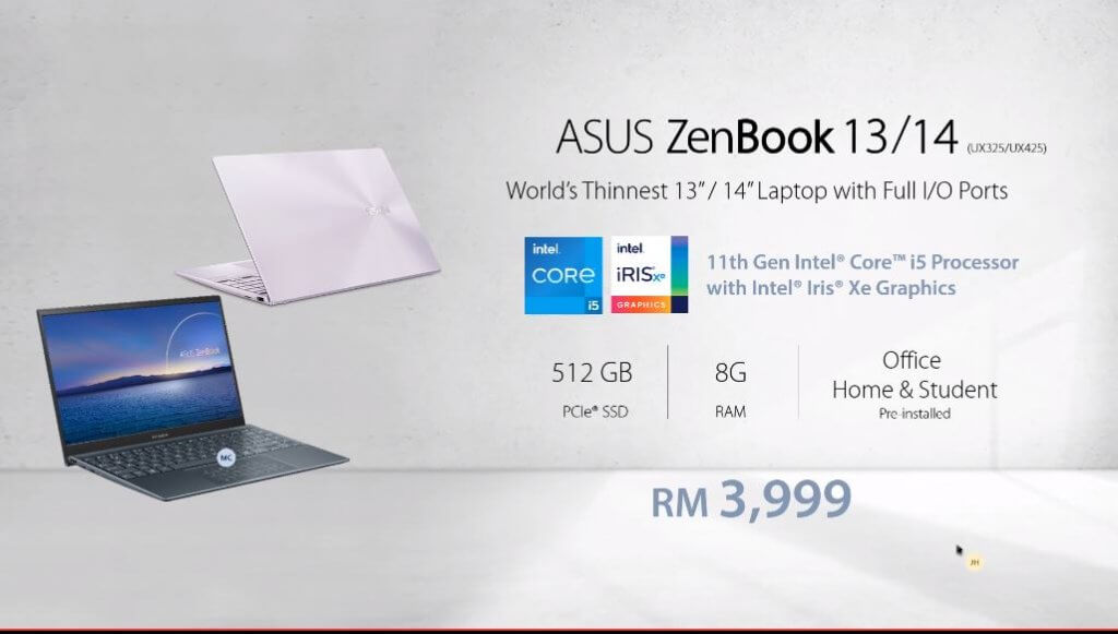 zenbook 13 price tiger lake